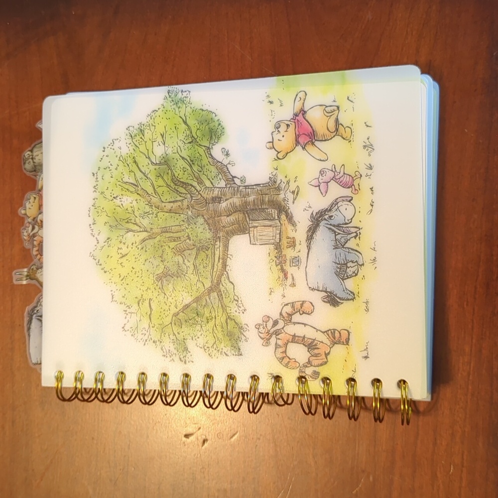Winnie the Pooh Tabbed Journal NWOT